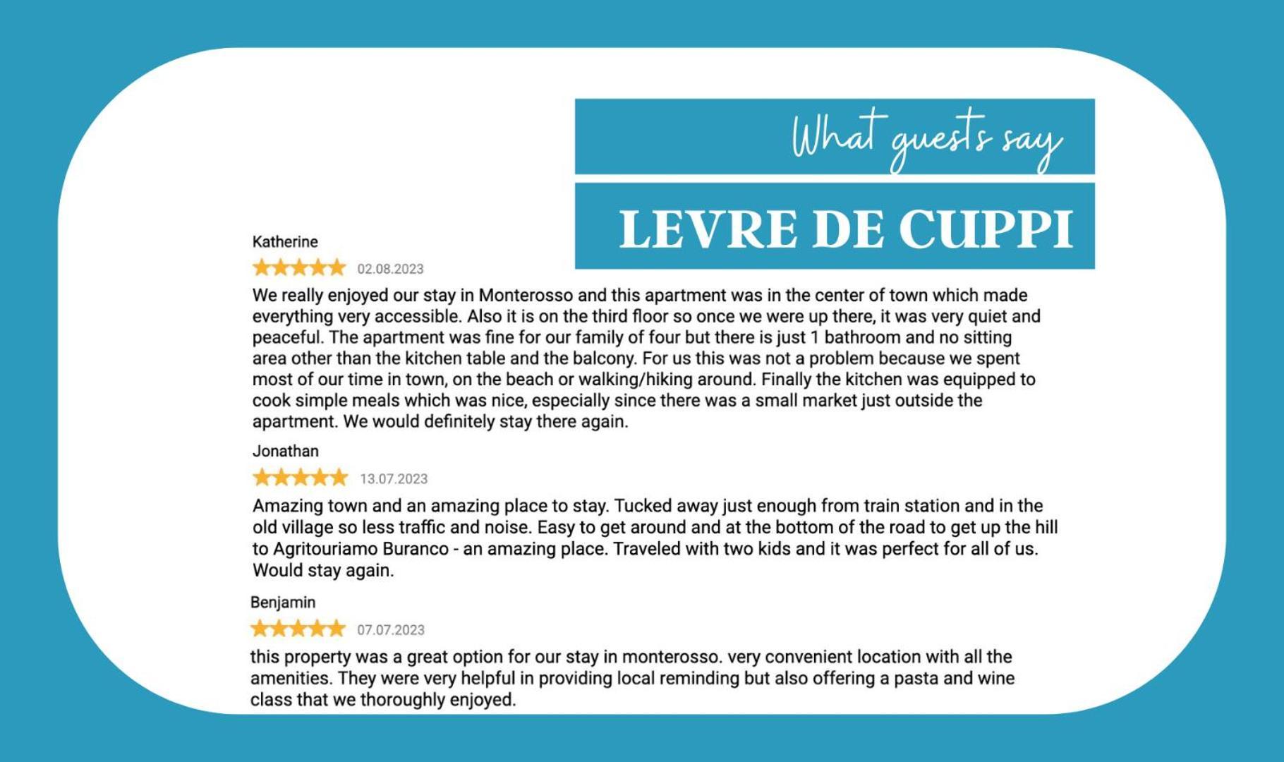 蒙特罗索阿尔马雷Levre De Cuppi公寓 外观 照片